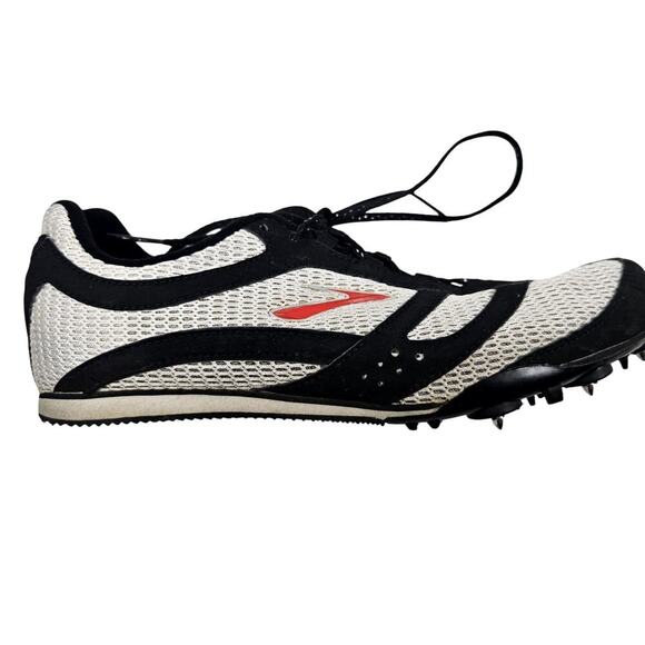 Brooks Nerve LD Track Shoes Size 11 White Running Athletic Spikes - Picture 12 of 15